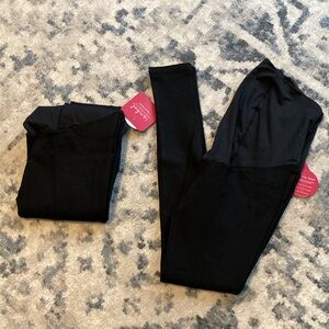 Ingrid and Isabel Black Maternity Dress Pants